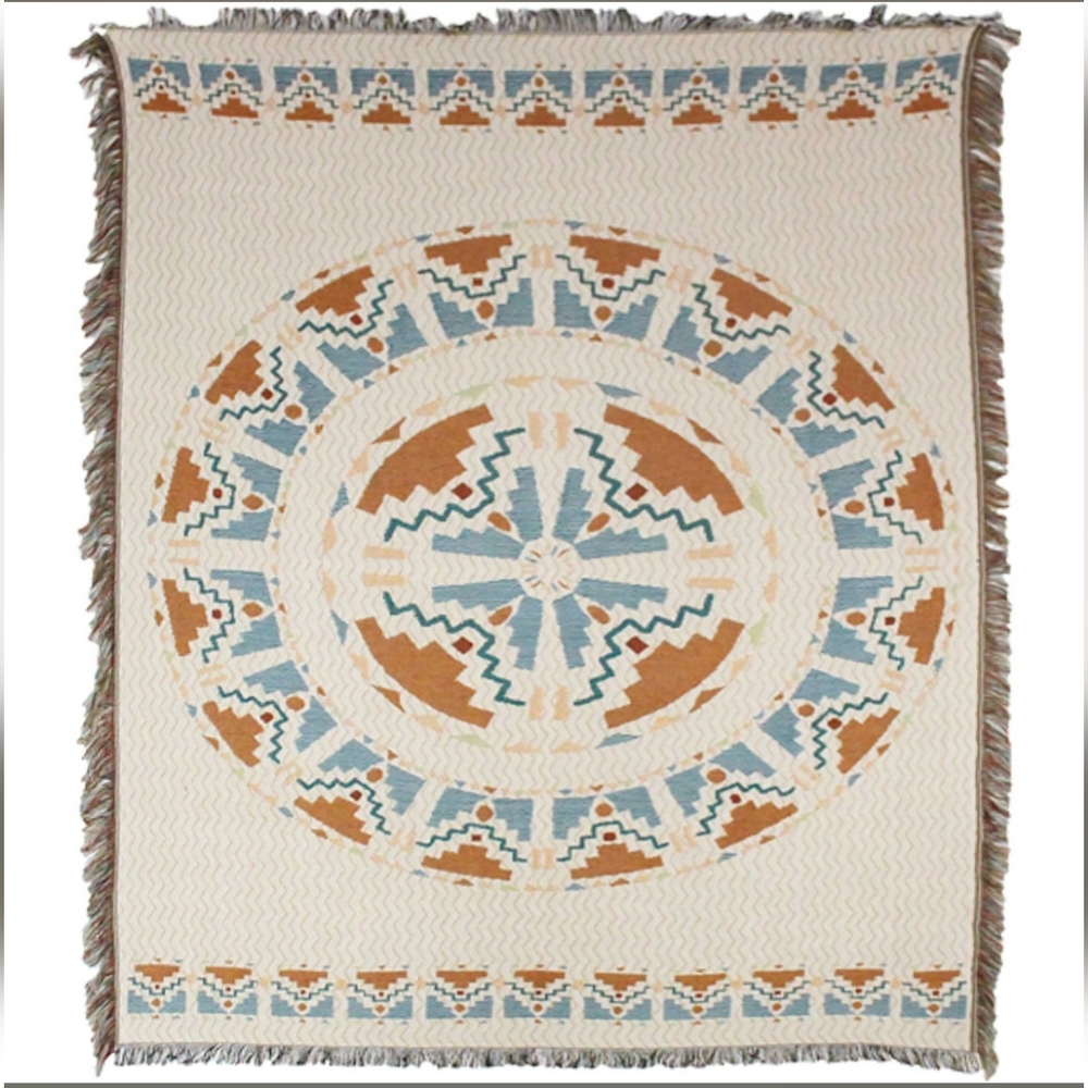 Knitting Blanket W/I Handle - Bohemian Style